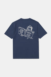 BOOKSTORE T-SHIRT DARK BLUE