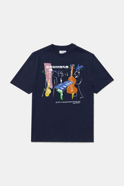 CASSETTE T-SHIRT NAVY