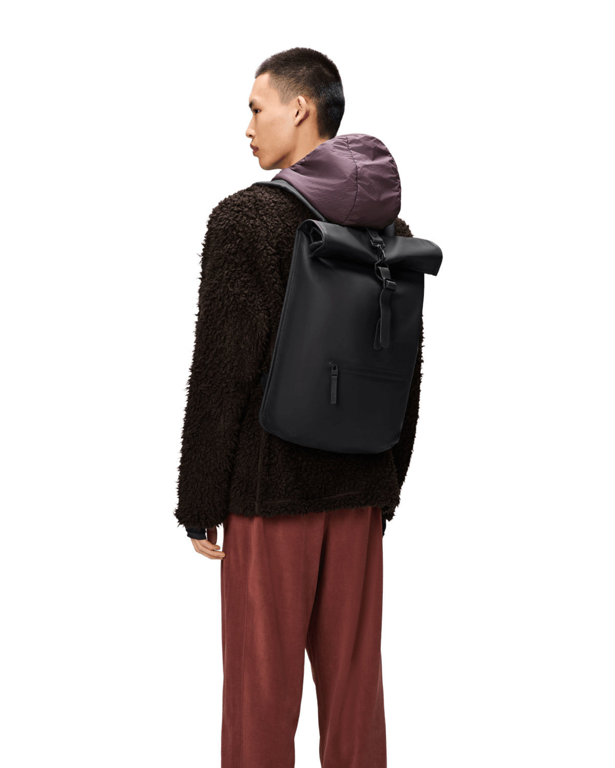 ROLLTOP RUCKSACK BLACK