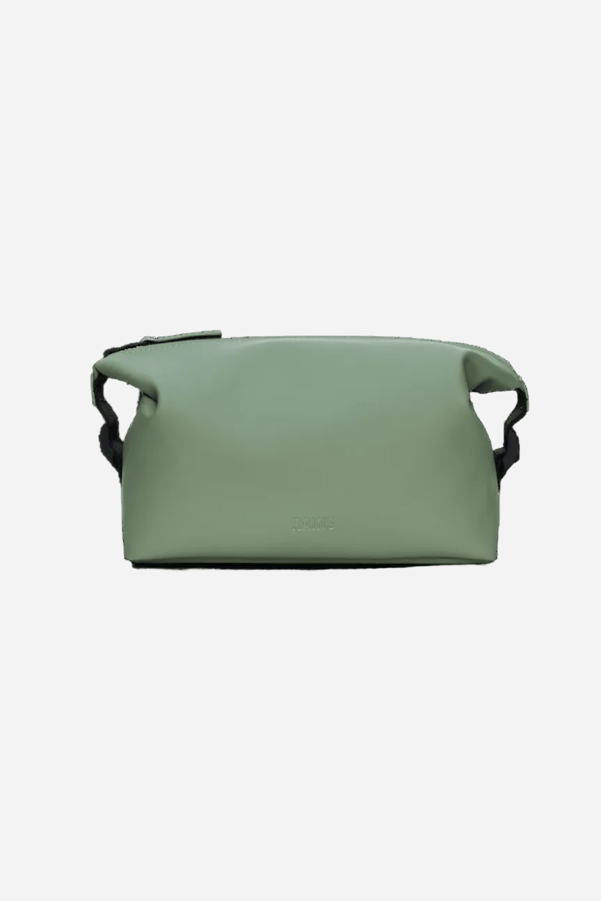 Green wash bag on a transparent background