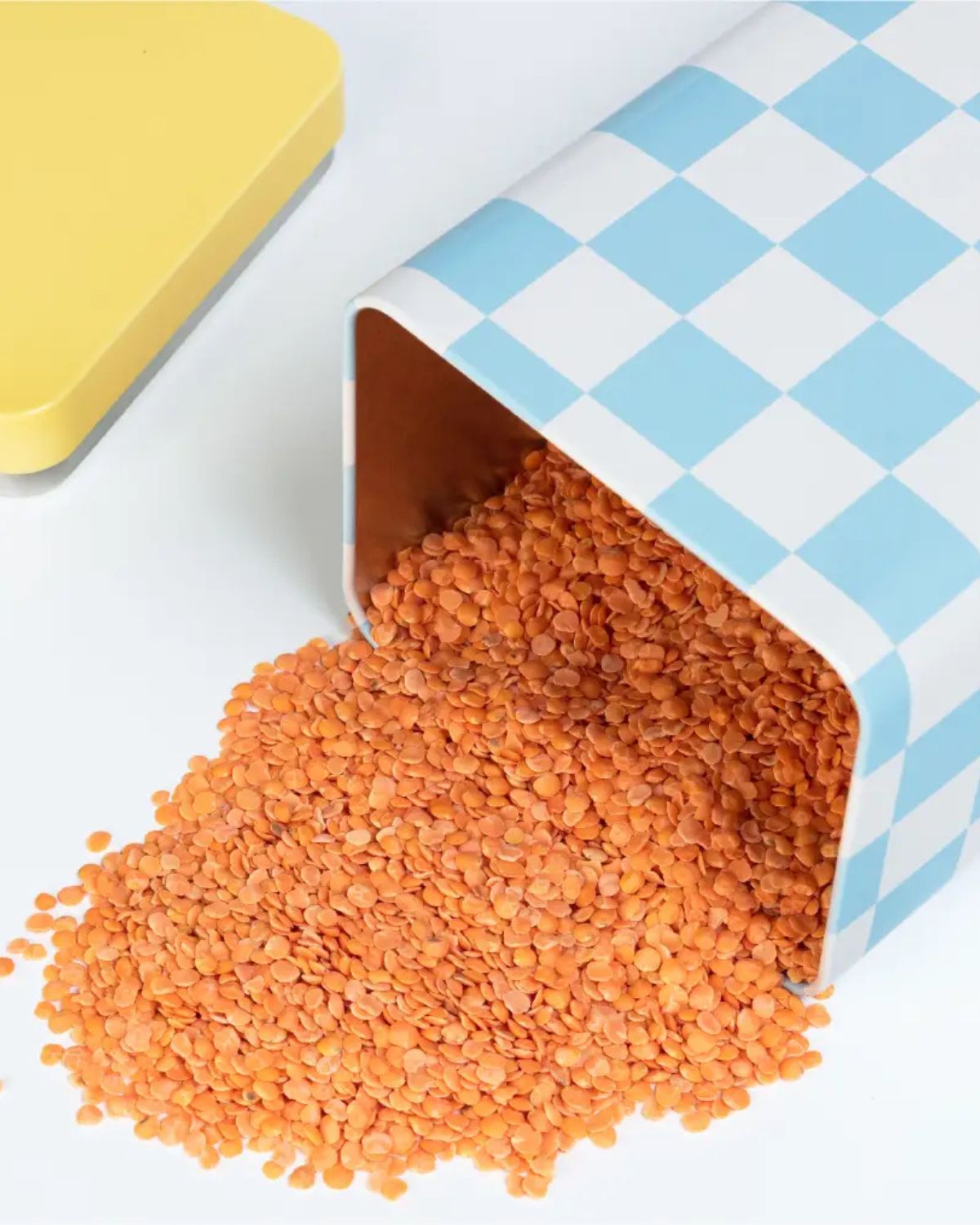 AIRTIGHT TIN STORAGE CONTAINER - AQUA