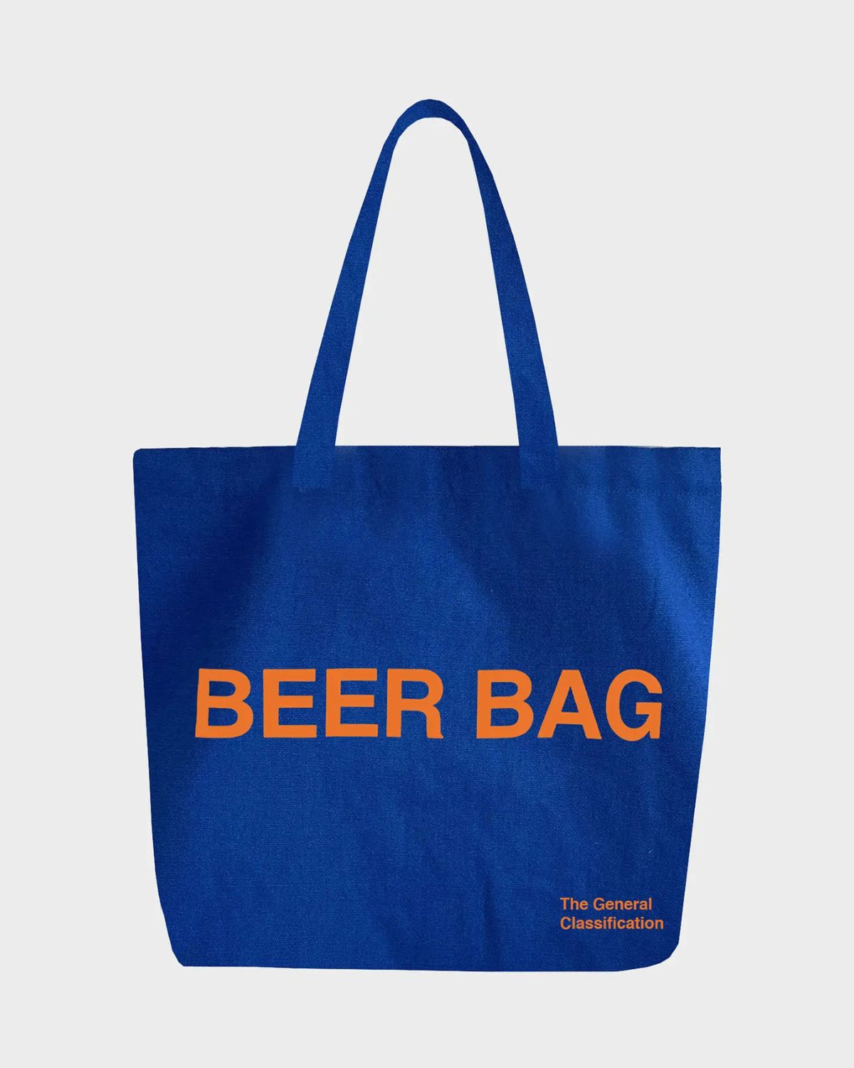 BEER BAG BLUE TOTE BAG