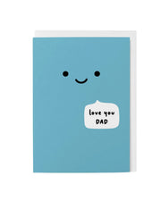 LOVE YOU DAD FATHERS DAY CARD