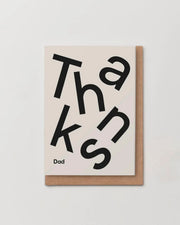 THANKS DAD CARD