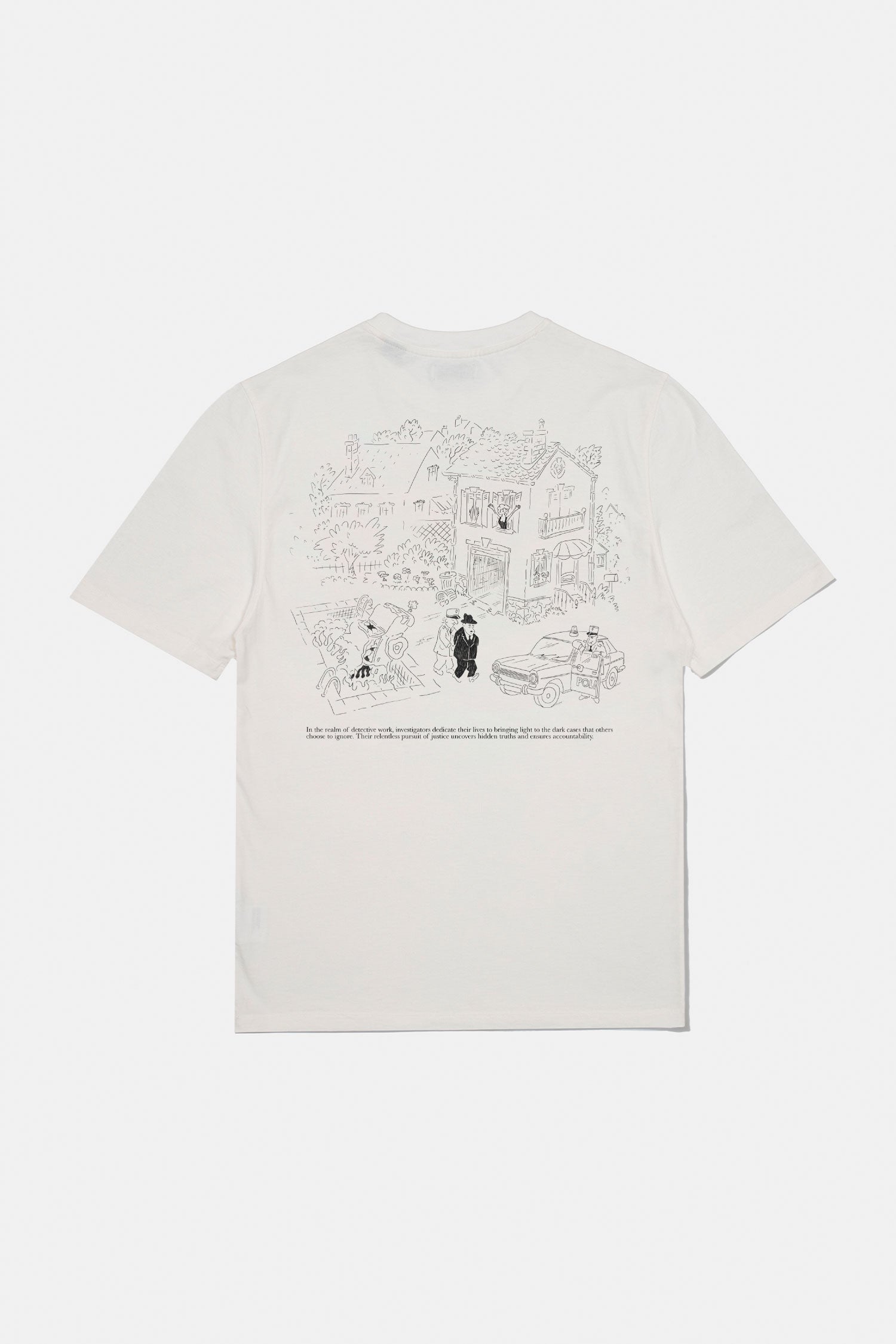 SCENE DEL CRIME TEE OFF WHITE