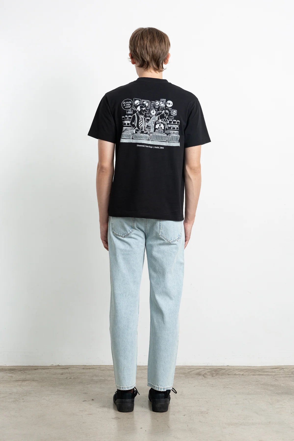 VINILOS MADRID TEE BLACK