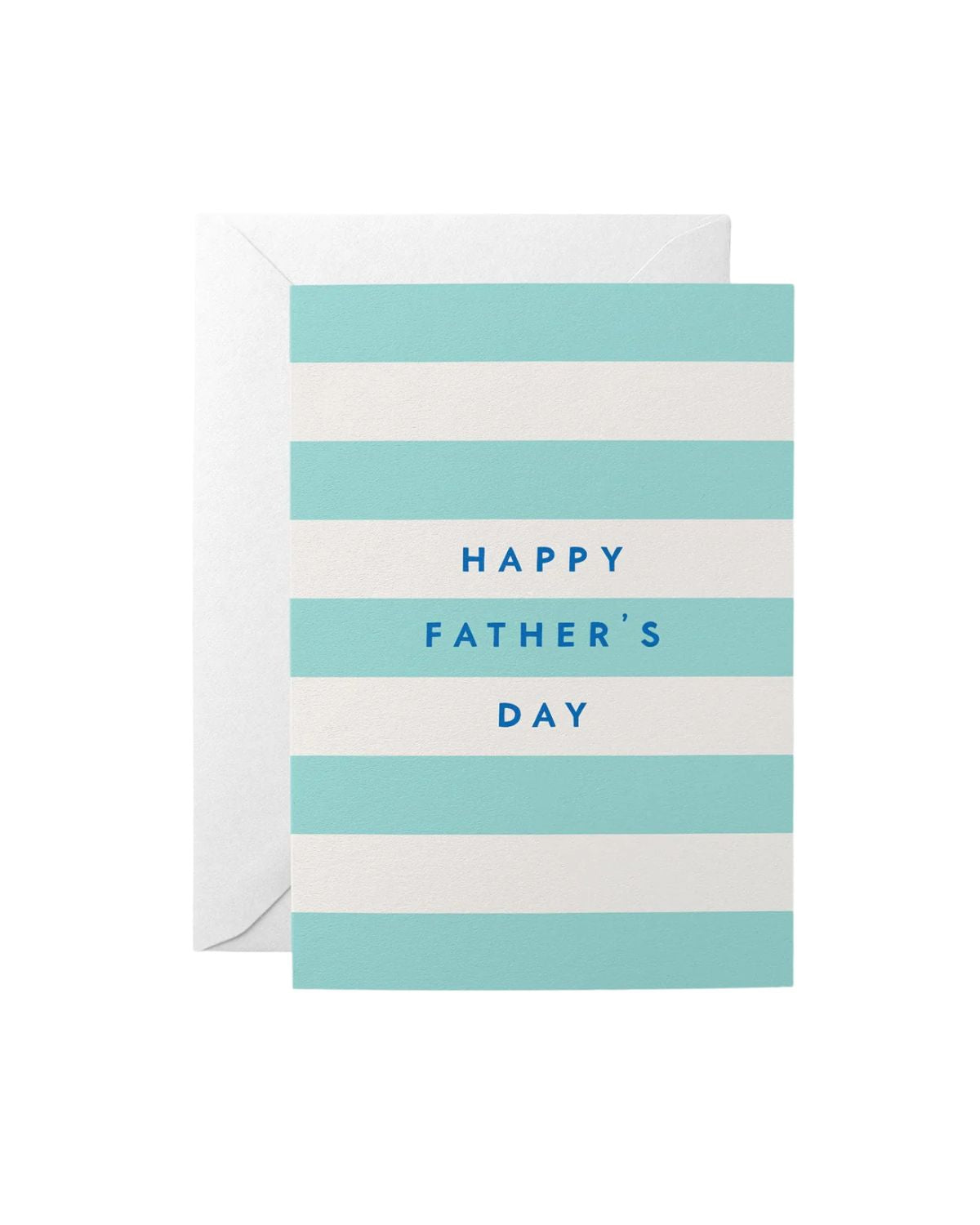 HORIZONTAL STRIPE HAPPY FATHERS DAY CARD