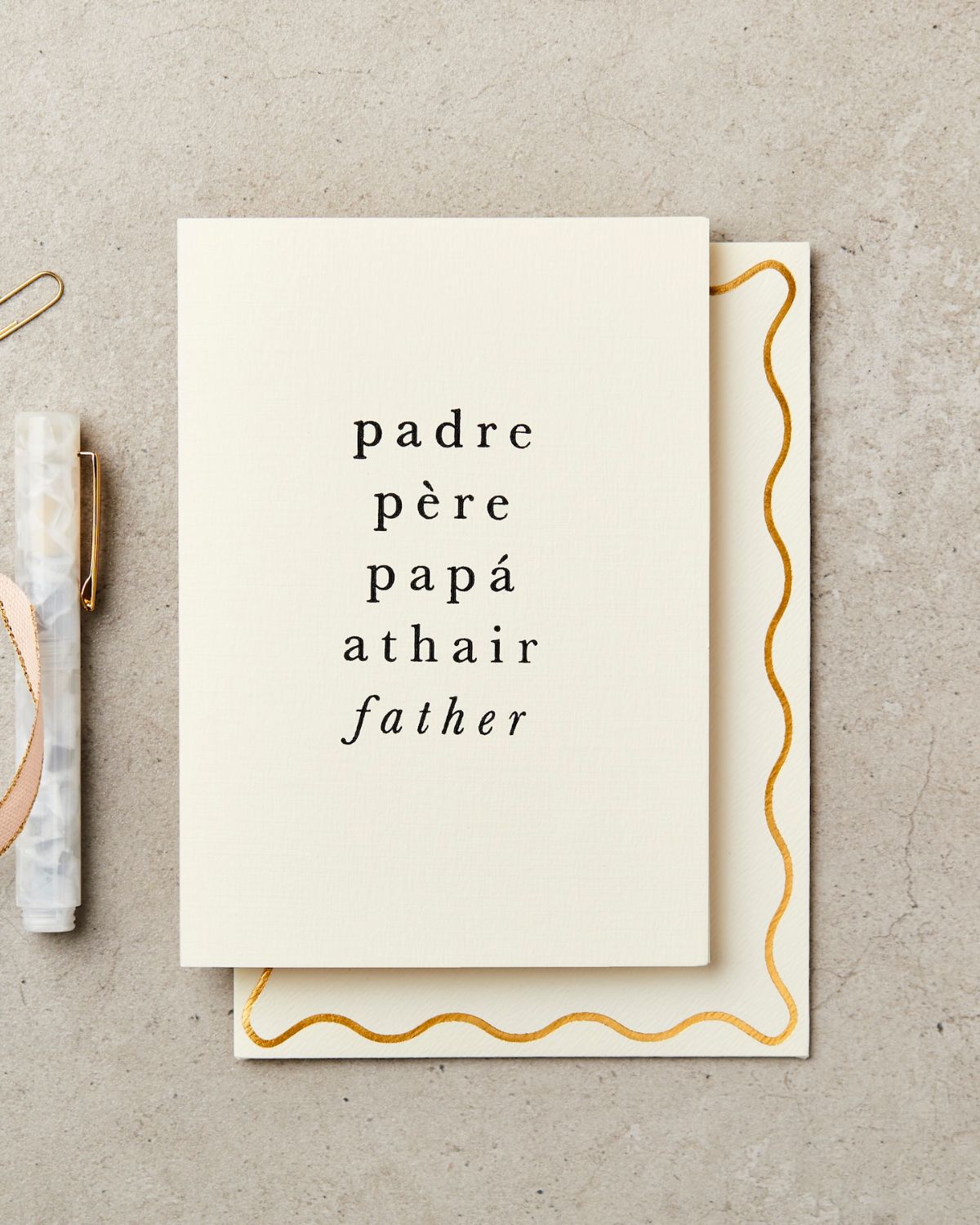 PADRE FATHERS DAY CARD