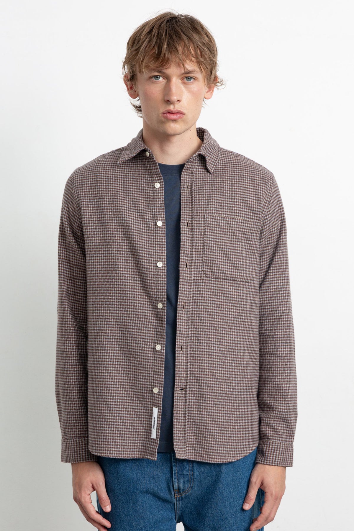 GLINT SHIRT CHOCOLATE