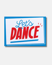 LETS DANCE CARD