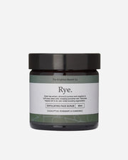 Jar of Rye exfoliating face scrub from The Brighton Beard Co. on a white background
