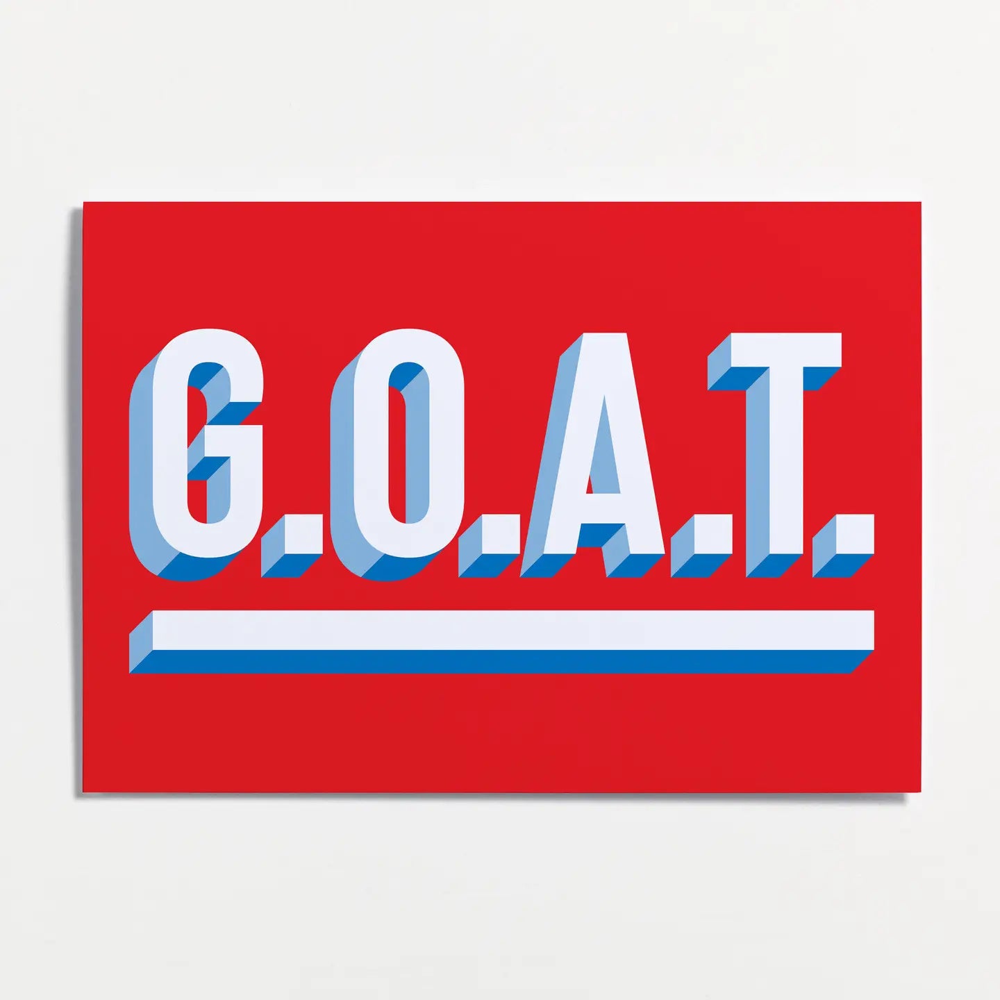 GREATEST OF ALL TIME CARD