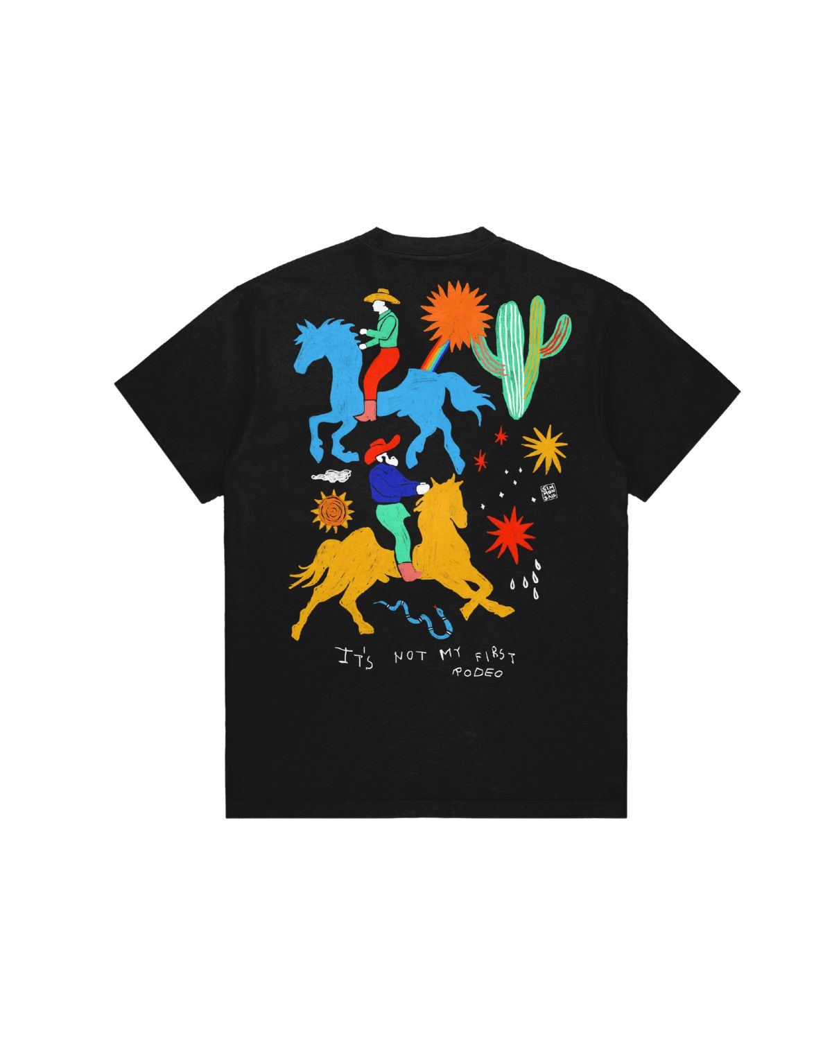 T-SHIRT BLACK COWBOY x SIMMON SAID