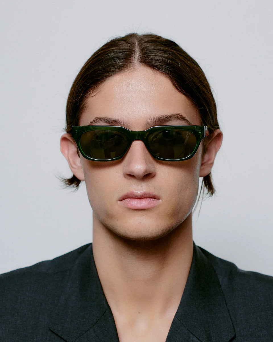 BROR GREEN TRANSPARENT SUNGLASSES