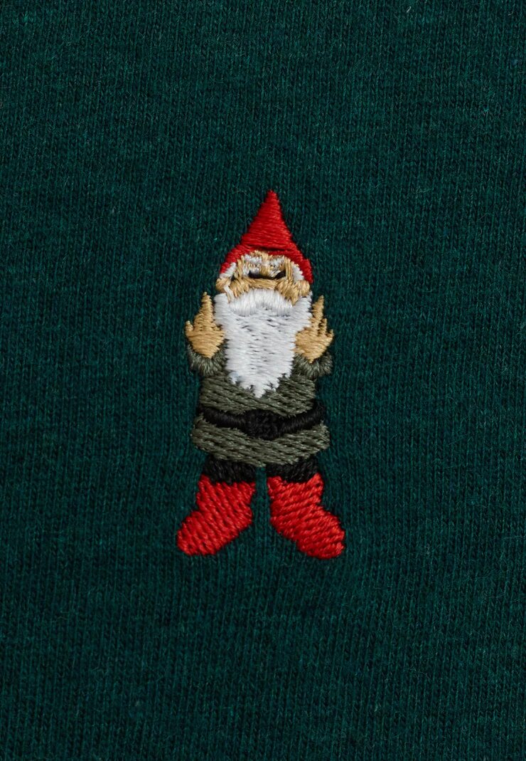 GARDEN GNOME T-SHIRT PETROL