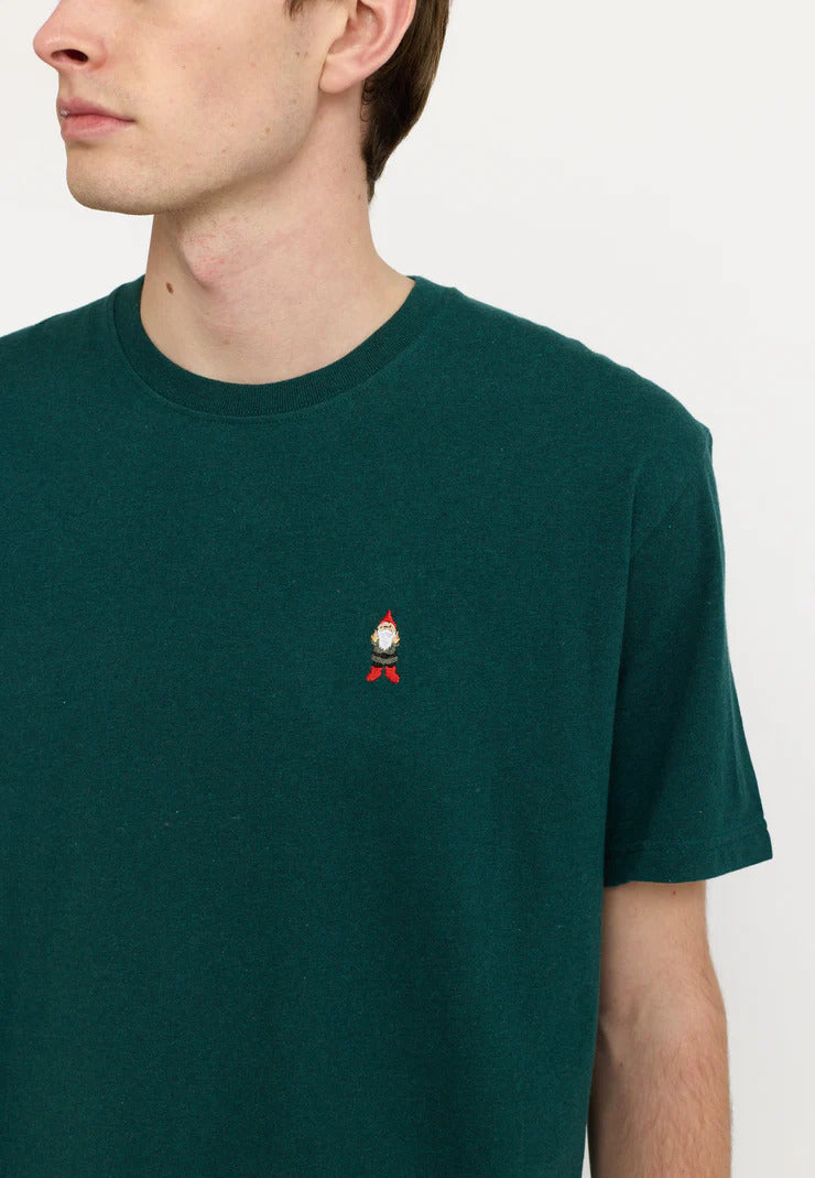 GARDEN GNOME T-SHIRT PETROL