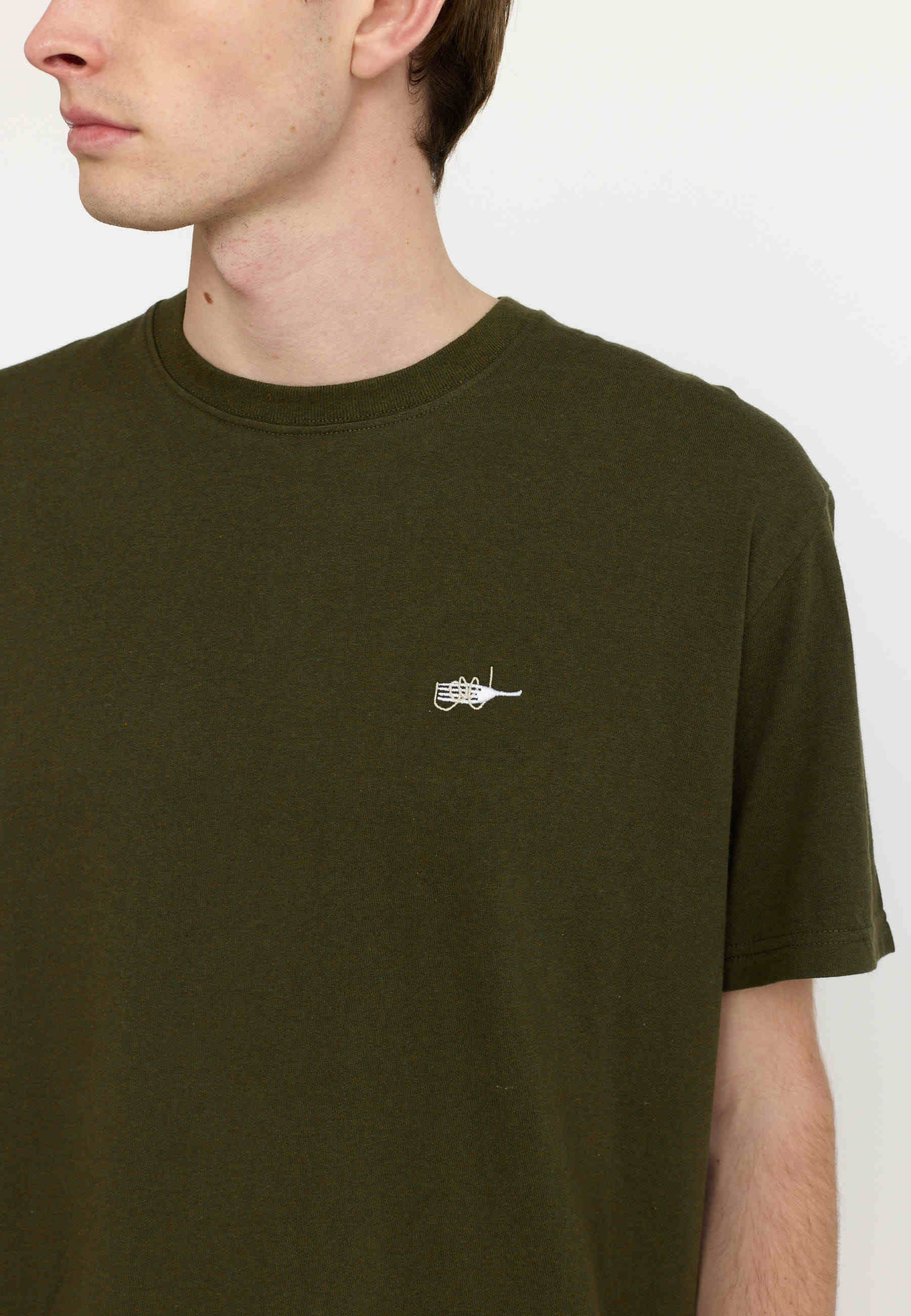 SPAGHETTI T-SHIRT ARMY MELANGE