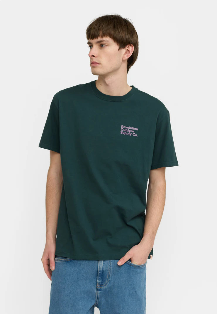 MOUNTAIN T-SHIRT DARK GREEN