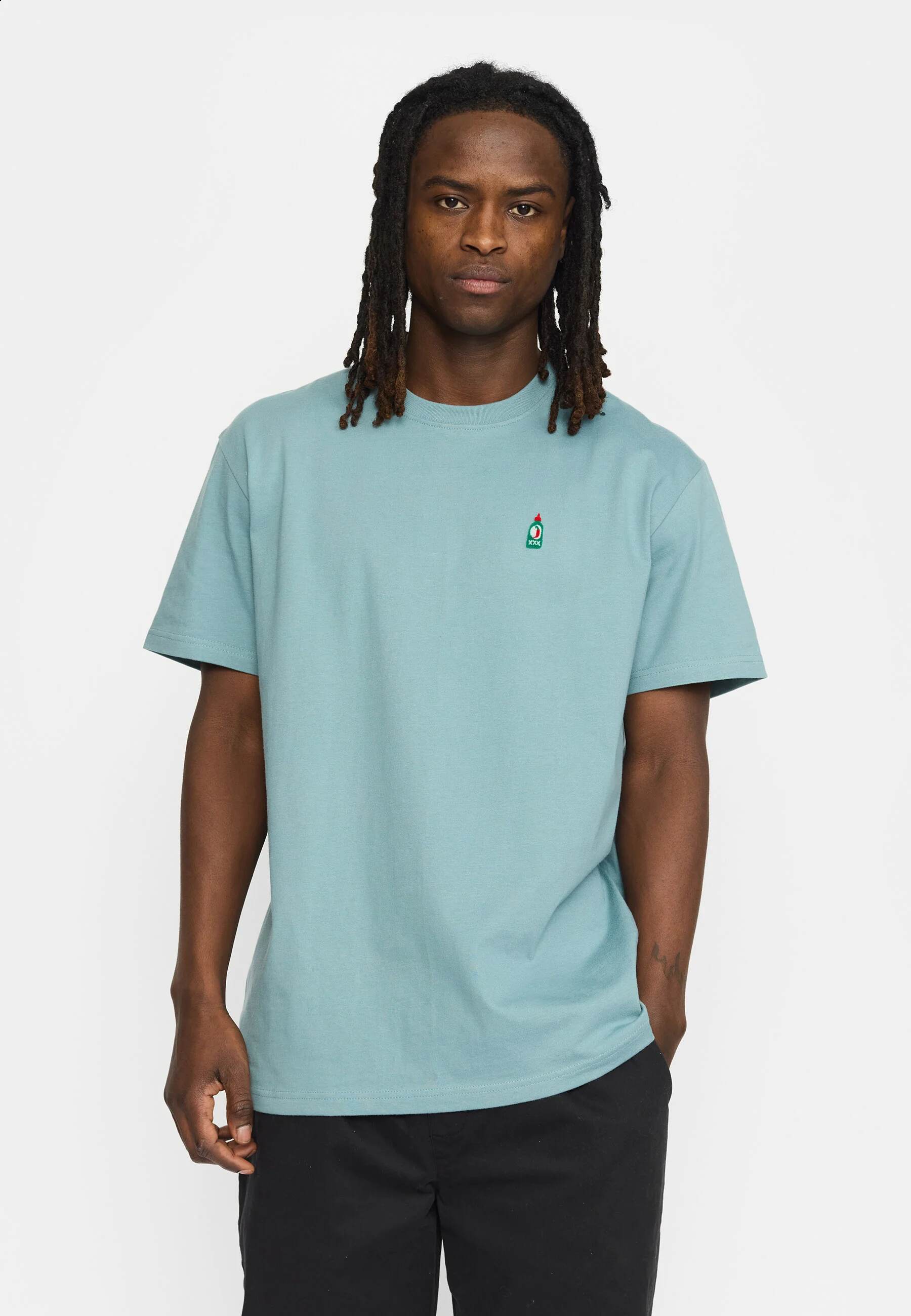 APPLICATION T-SHIRT HOT SAUCE BLUE