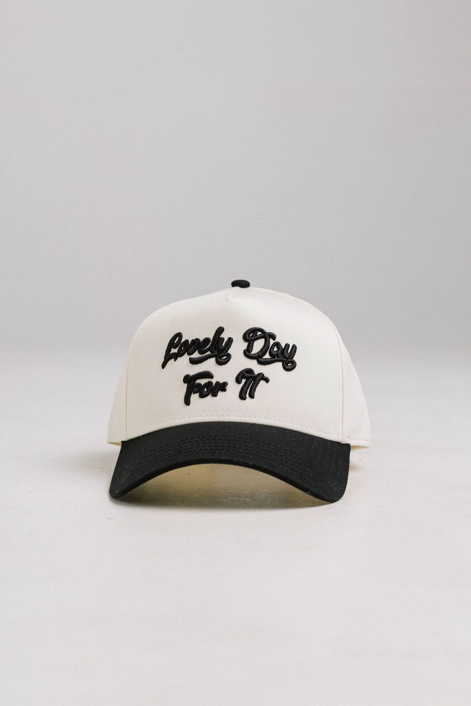 LOVELY DAY FOR IT CAP BLACK