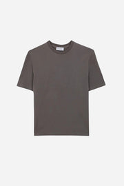 Grey t-shirt on a white background