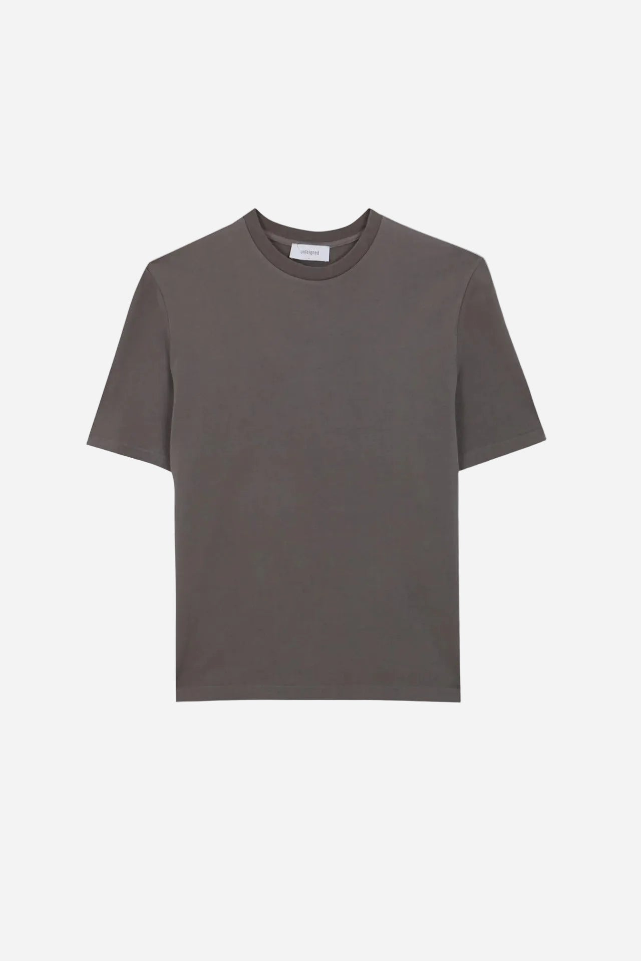 Grey t-shirt on a white background