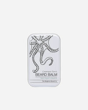Beard balm packaging with starfish design on a white background