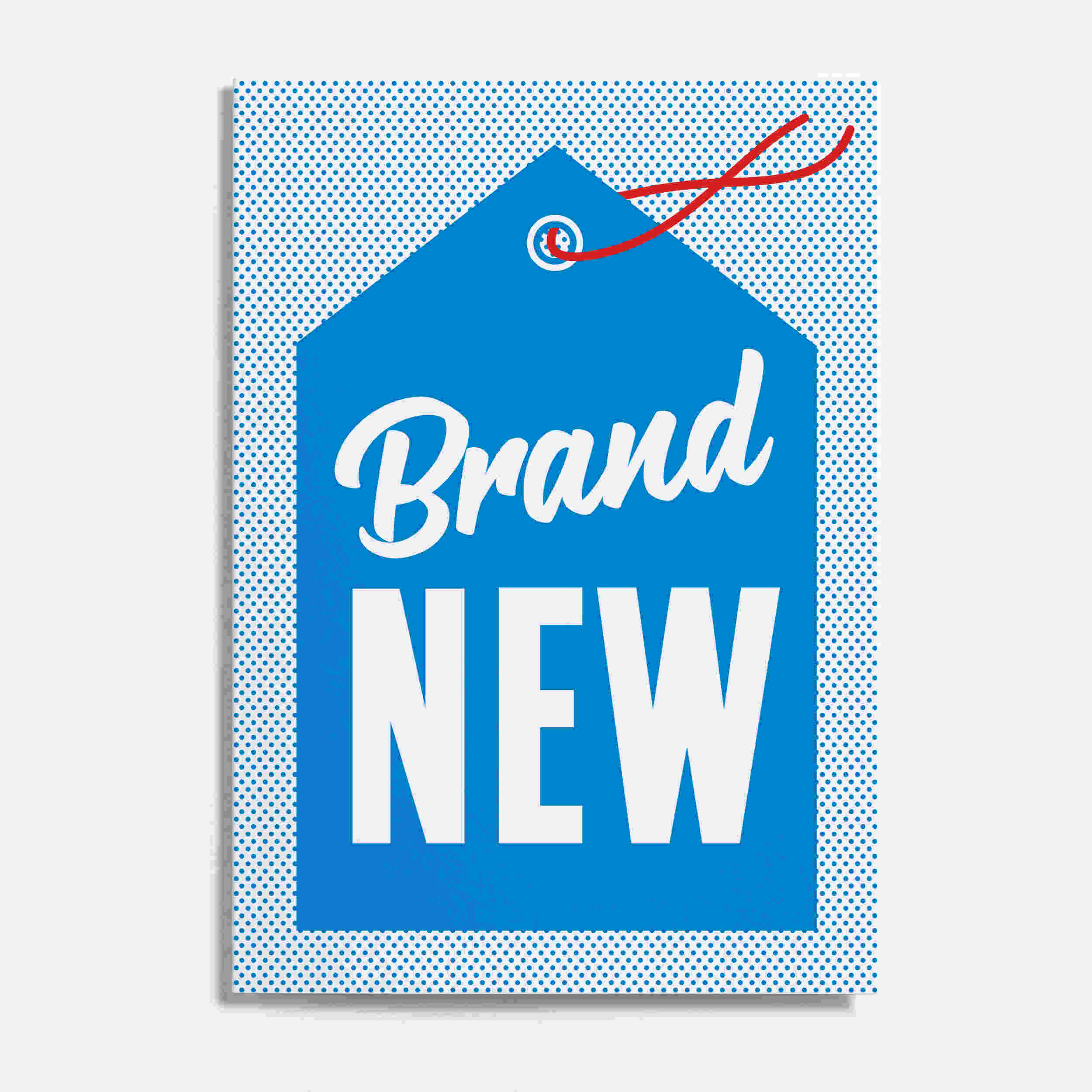 BRAND NEW CARD BLUE