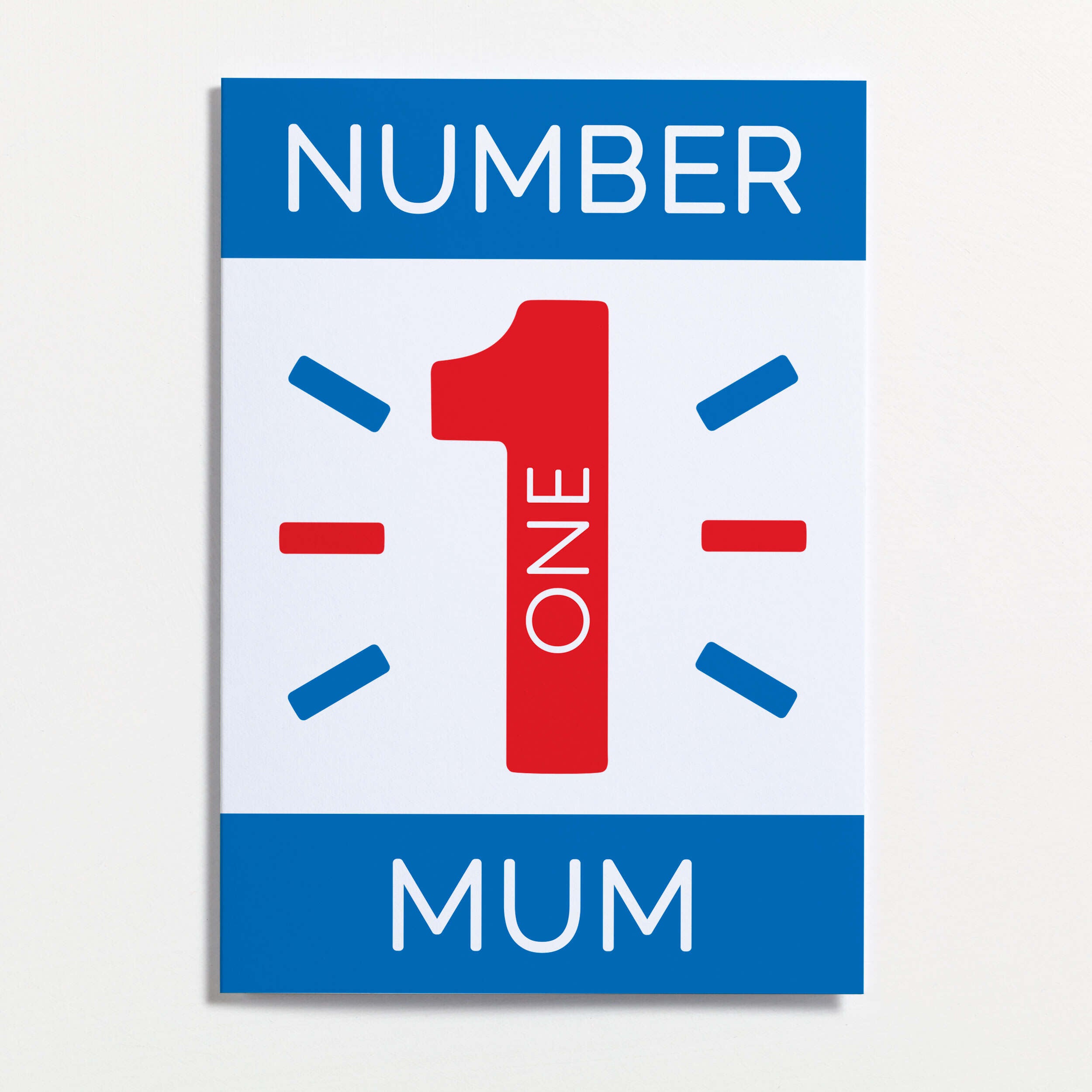 NUMBER ONE MUM CARD