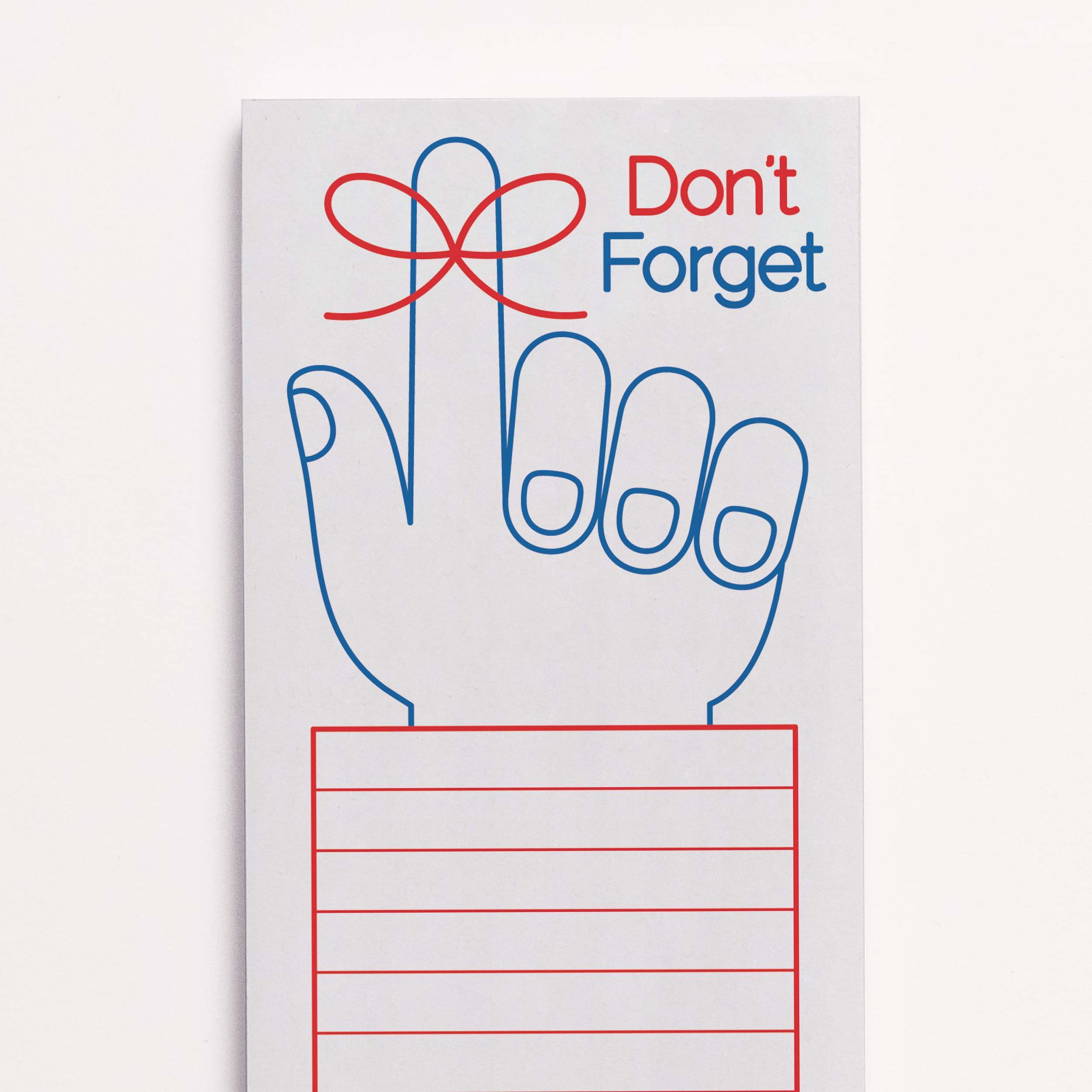 DON'T FORGET - NOTE PAD