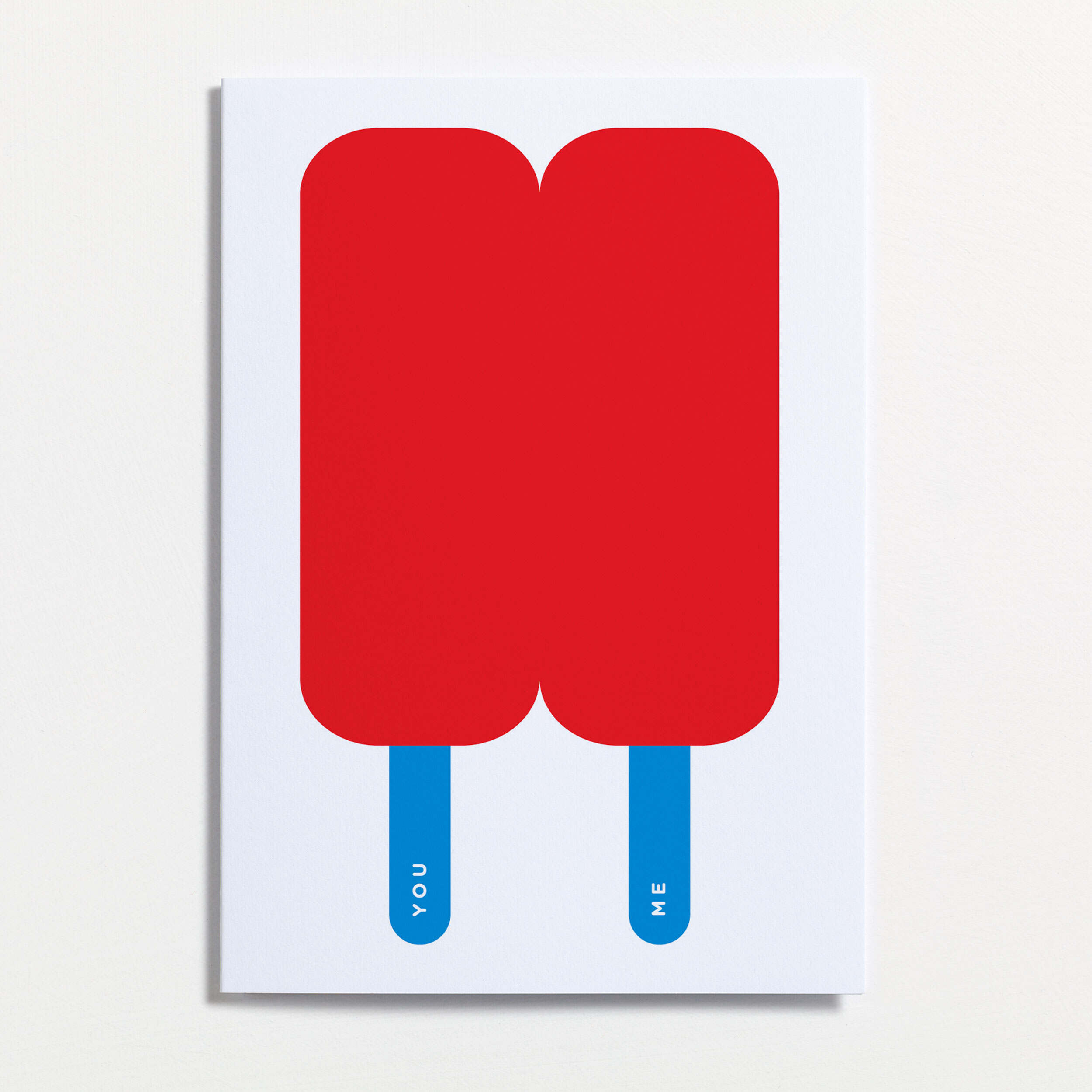 YOU & ME POPSICLE CARD