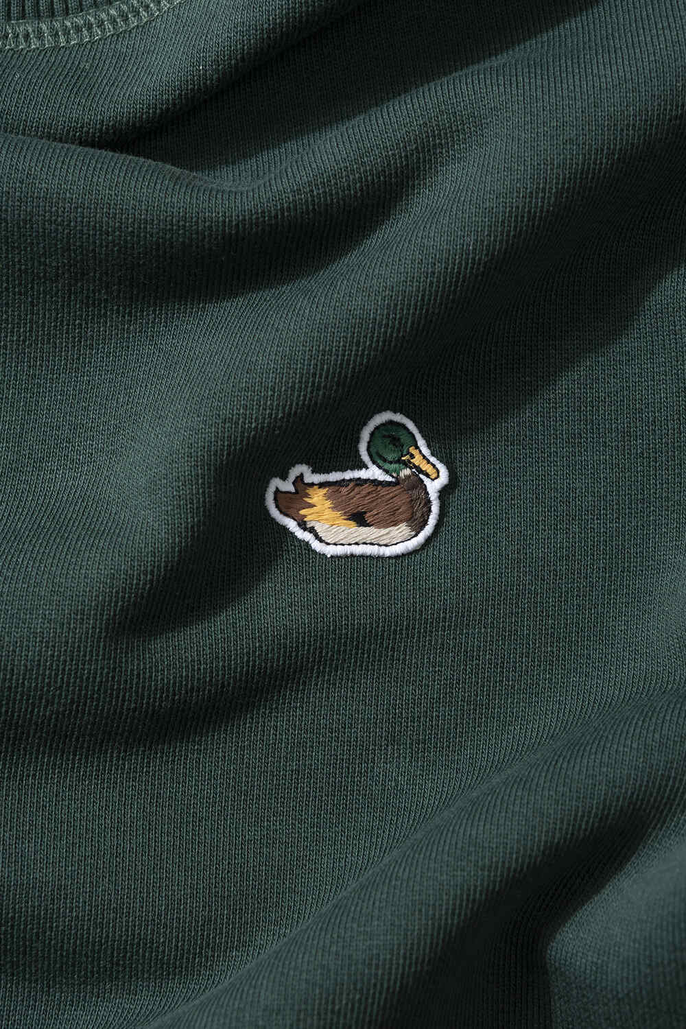 DUCK PATCH SWEATSHIRT DARK GREEN