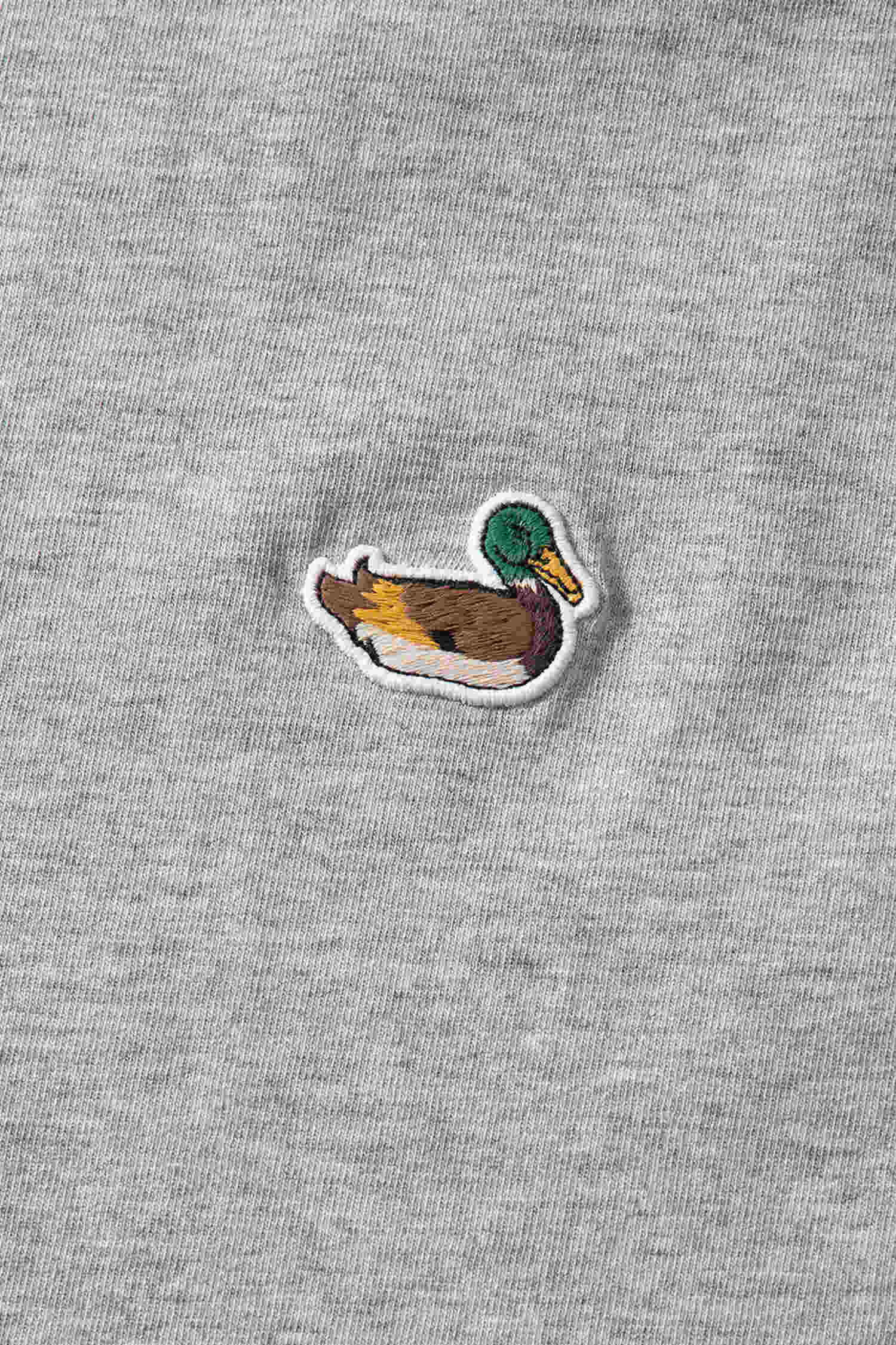 DUCK PATCH TEE GREY MELANGE