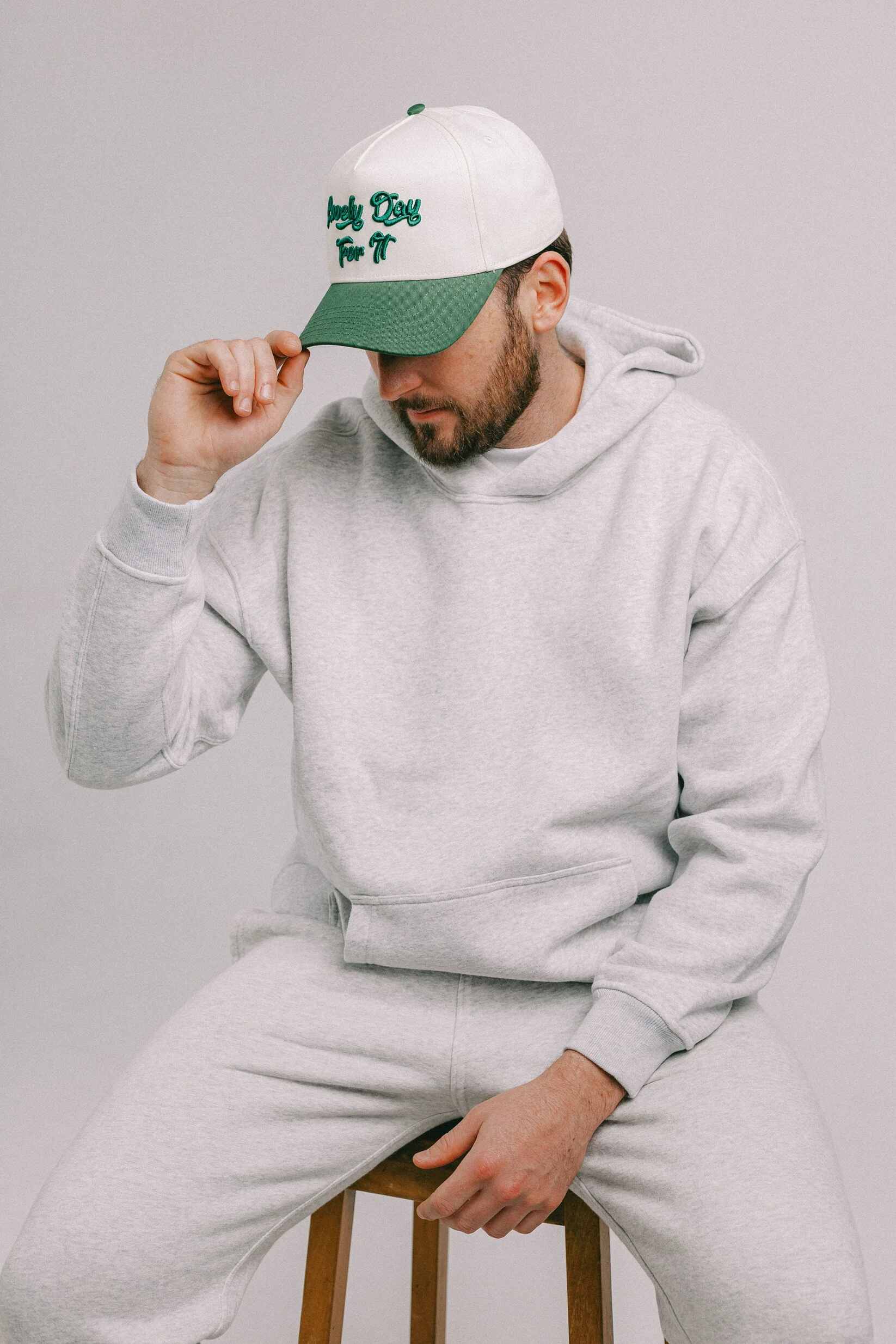 LOVELY DAY FOR IT CAP GREEN