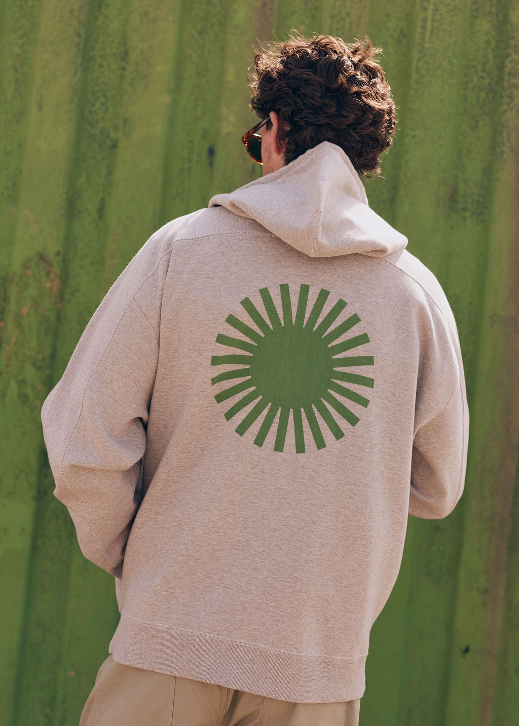 SOL CONTRAST GREY MEL GARFU SWEATSHIRT