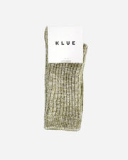COTTON PATTERN SOCKS GREEN