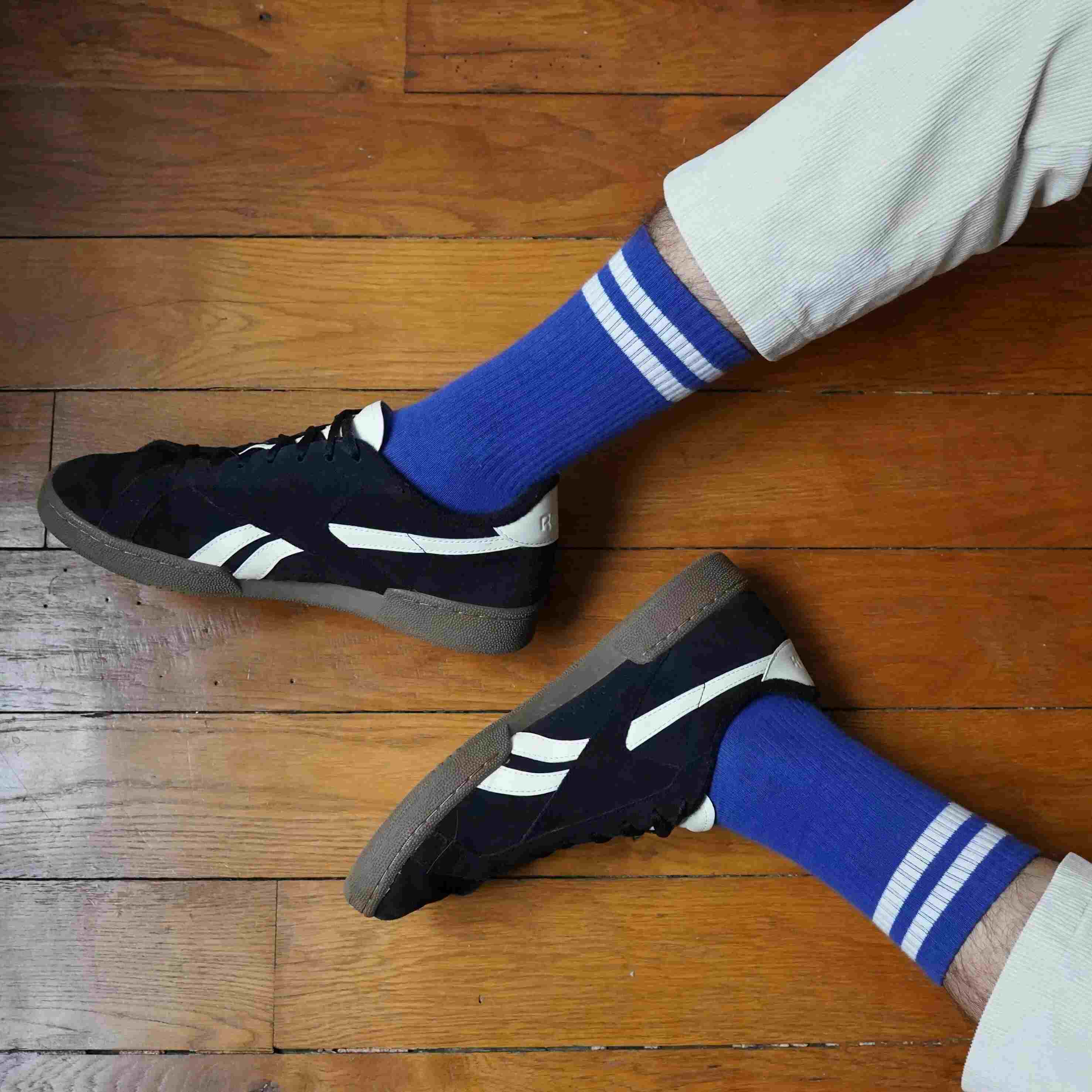 TENNIS SOCKS BLUE & WHITE