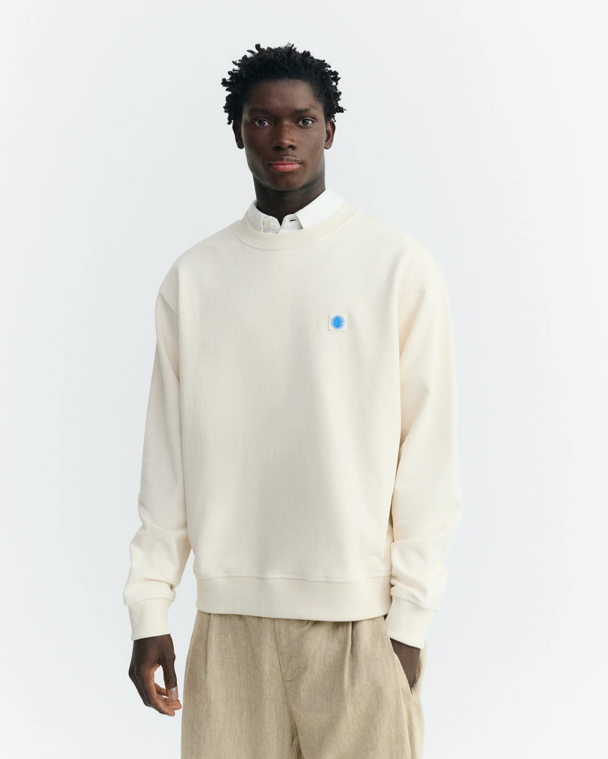 SOL CONTRAST PANNACOTA LEON SWEATSHIRT
