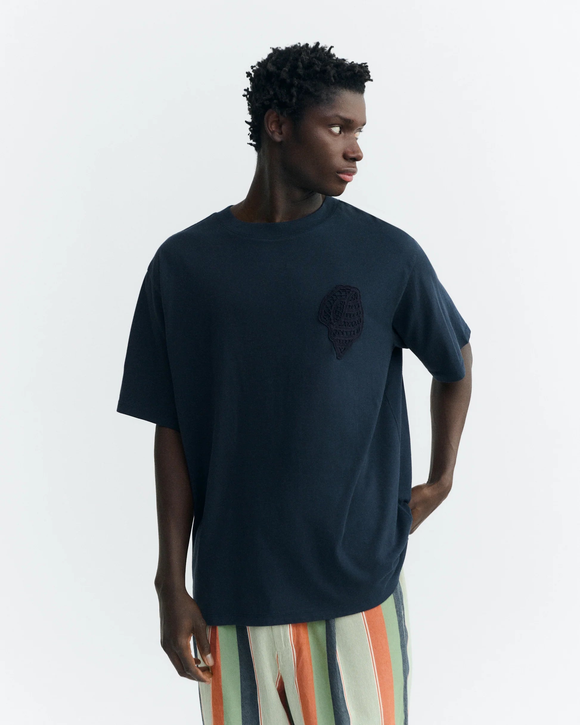 SHELL NAVY ERIC TEE