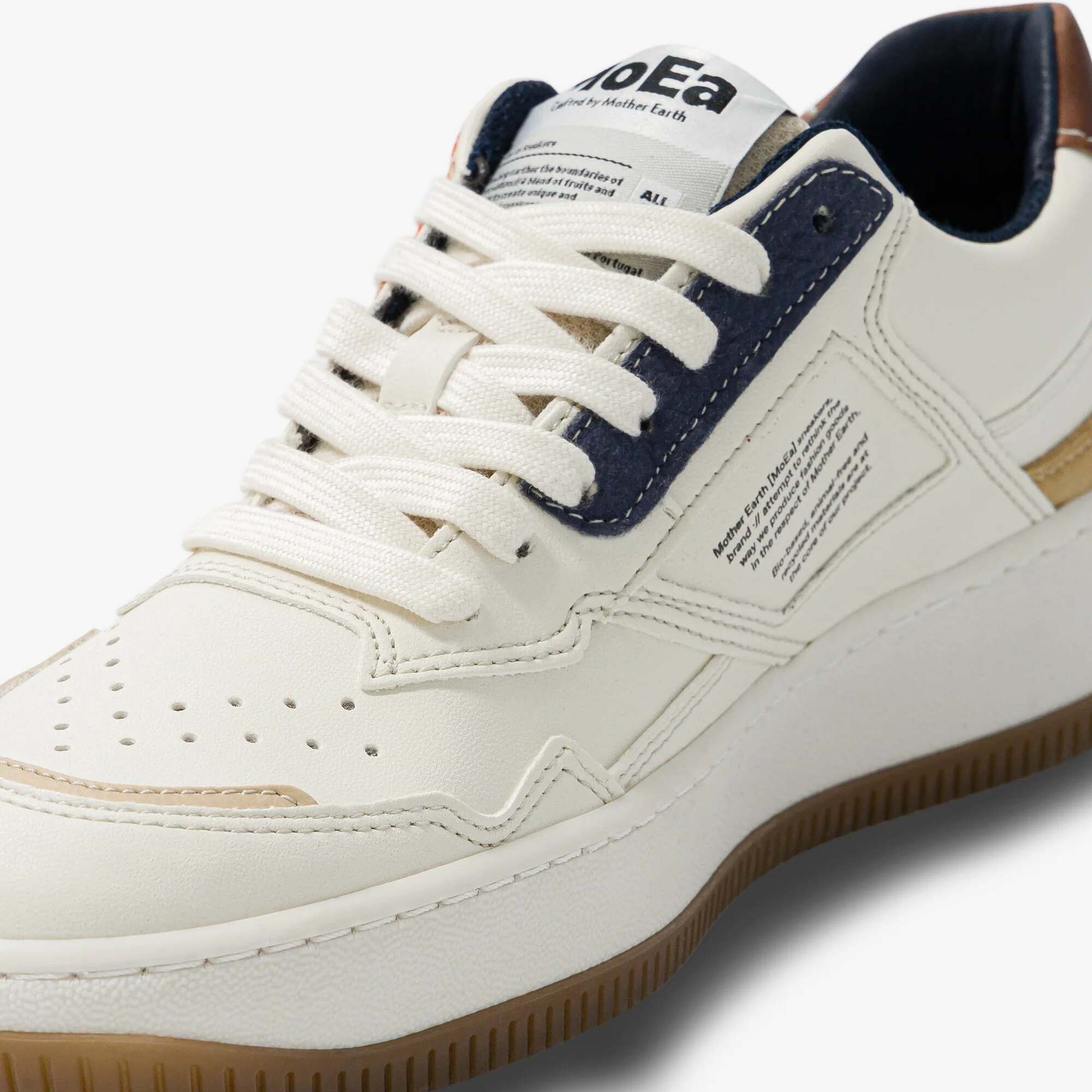 GEN 1 TRAINERS - COCO WHITE & BROWN SUEDE