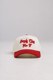 LOVELY DAY FOR IT CAP RED