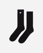PLAIN BEAR SOCKS BLACK