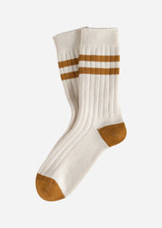 THE RACQUET CLUB CLASSIC MUSTARD SOCKS
