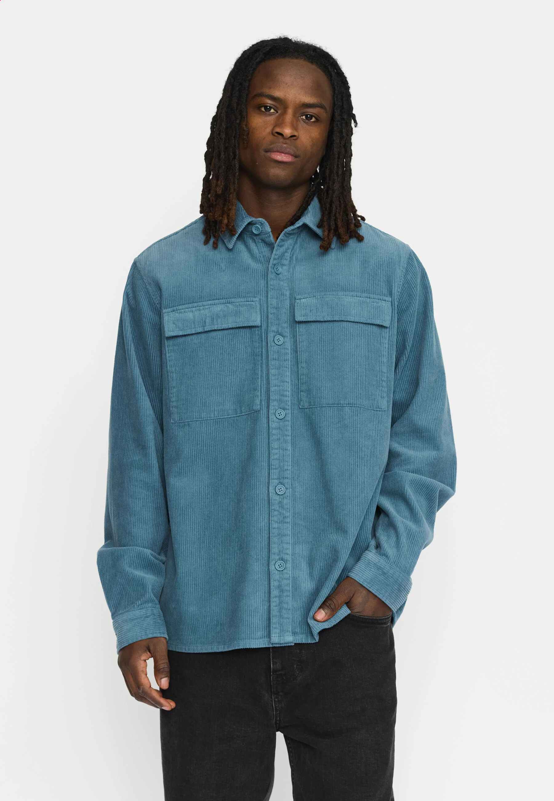 UTILITY OVERSHIRT DUST BLUE