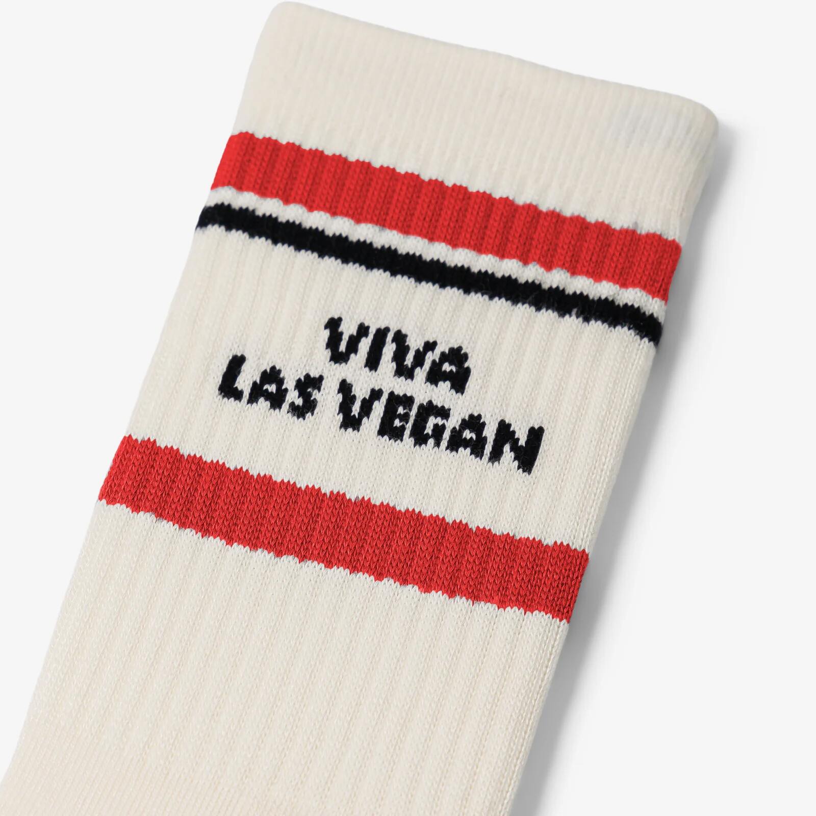 VIVA LAS VEGAN RED SOCKS