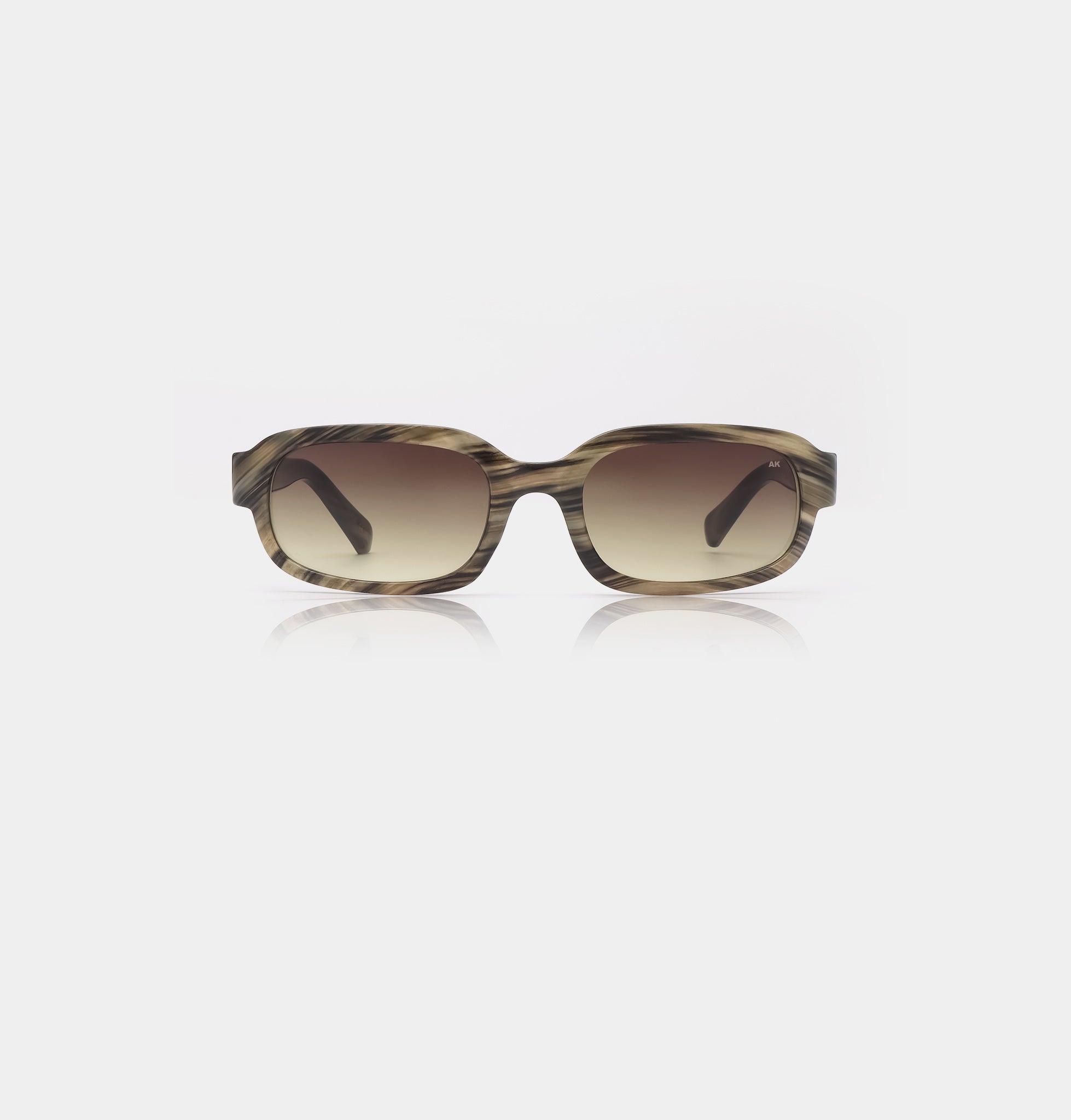 WILL STRIPED HORN SUNGLASSES