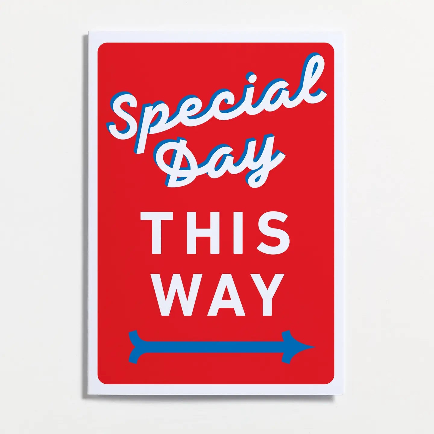 SPECIAL DAY THIS WAY CARD