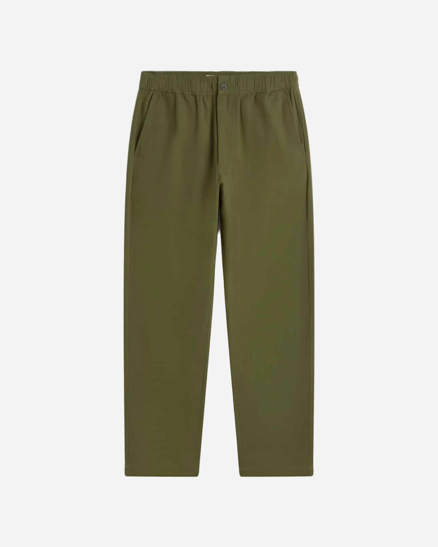 Green pants on a white background