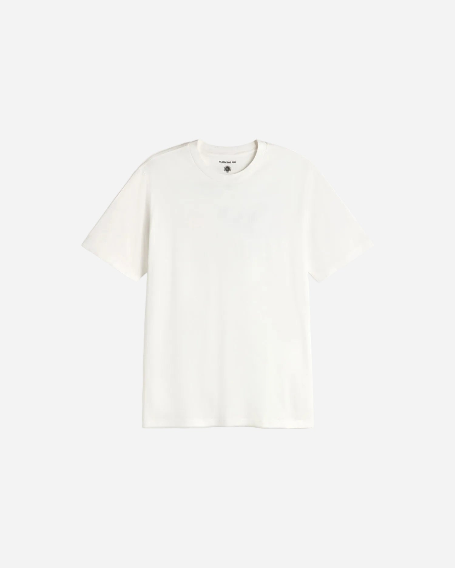 White t-shirt on a white background