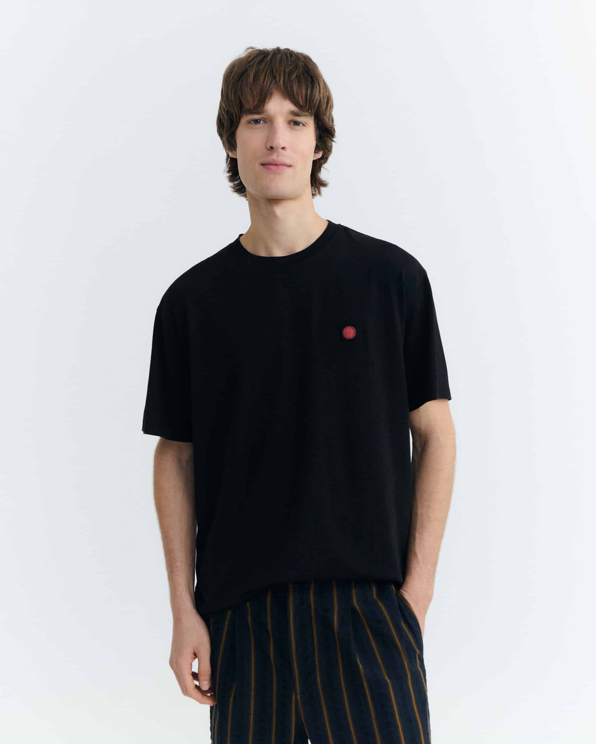 SOL CONTRAST BLACK AARON TEE